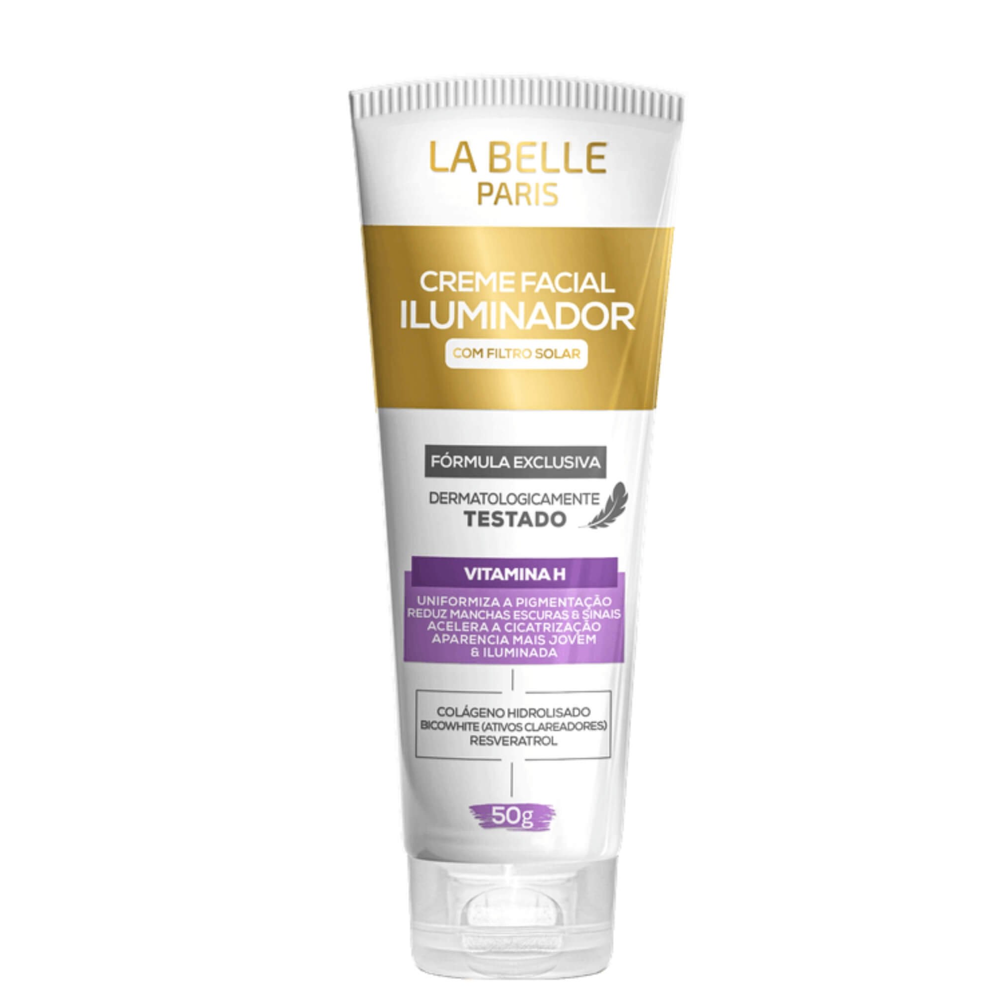La Belle Paris Creme Facial 50g Hidratante com Filtro Solar - Dica