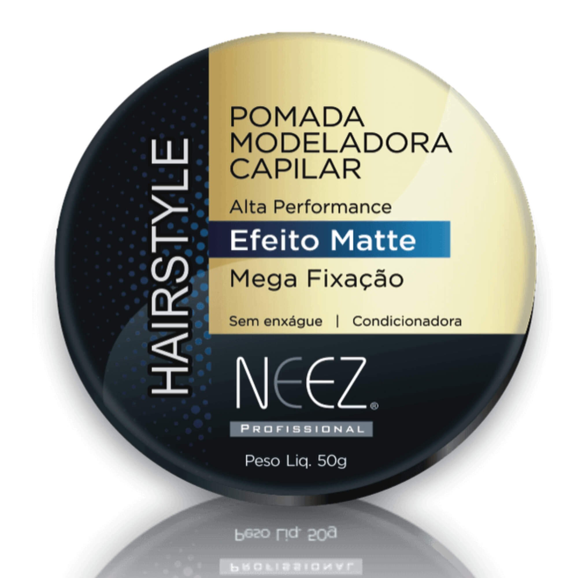 Neez Hairstyle Pomada Modeladora Capilar Efeito Matte 50g - Mega